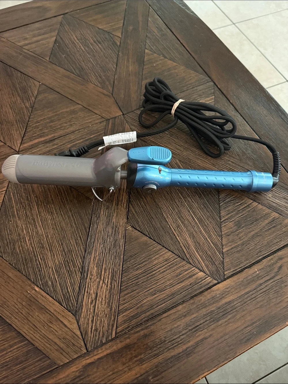 BaBylissPRO Nano Titanium 1.5” Spring Curling Iron 1 1/2” Barrel BNWOT Never Use